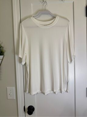 Magaschoni Ribbed crewneck Tee